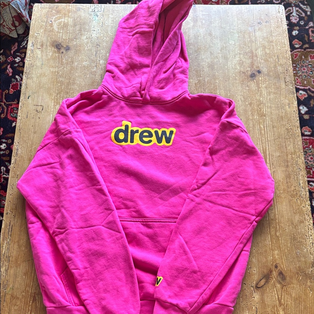 Drew House Vibrant Pink Hoodie Sweatshirt Small - Picture 2 of 5